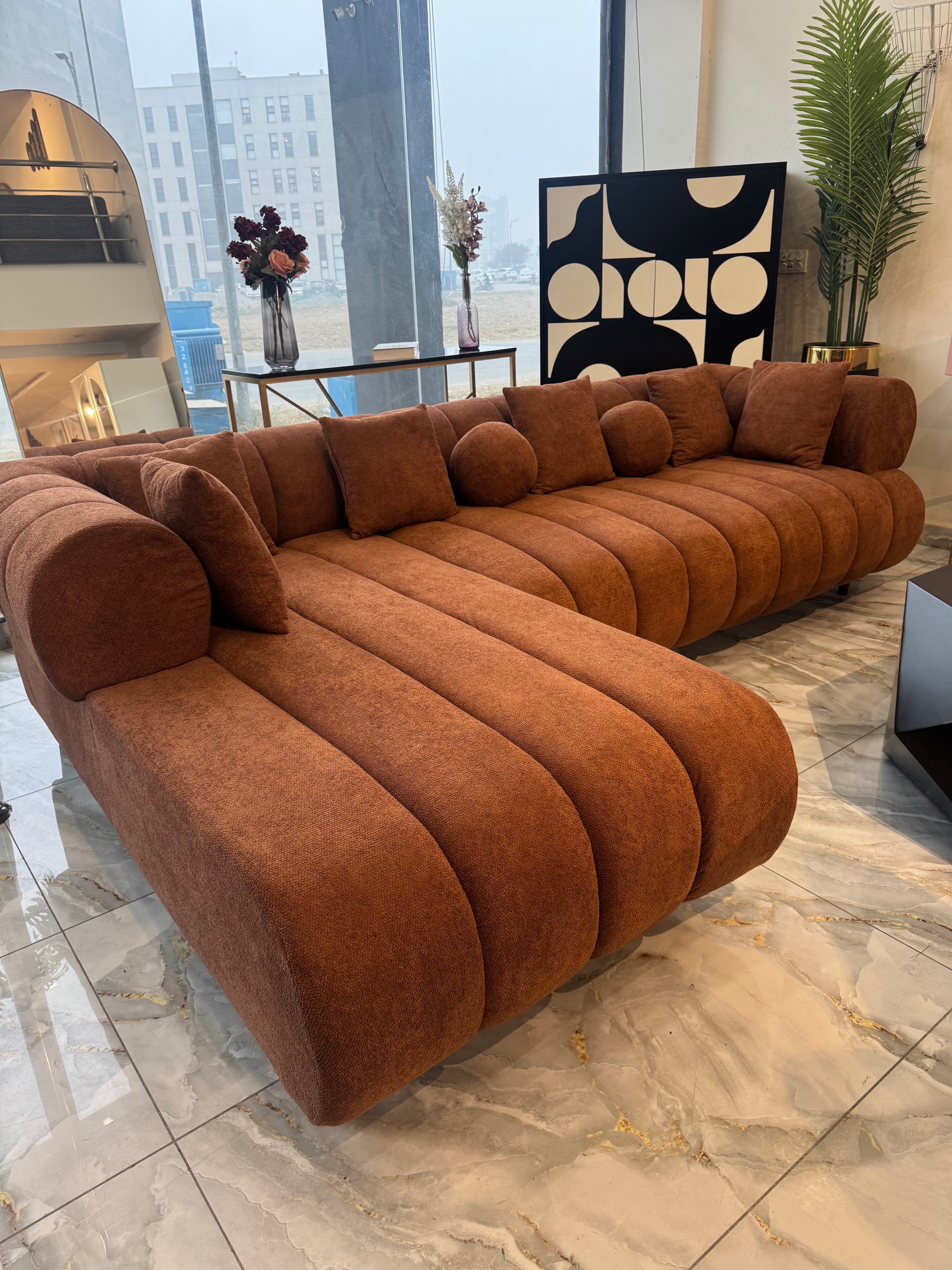 Alake l shape sofa