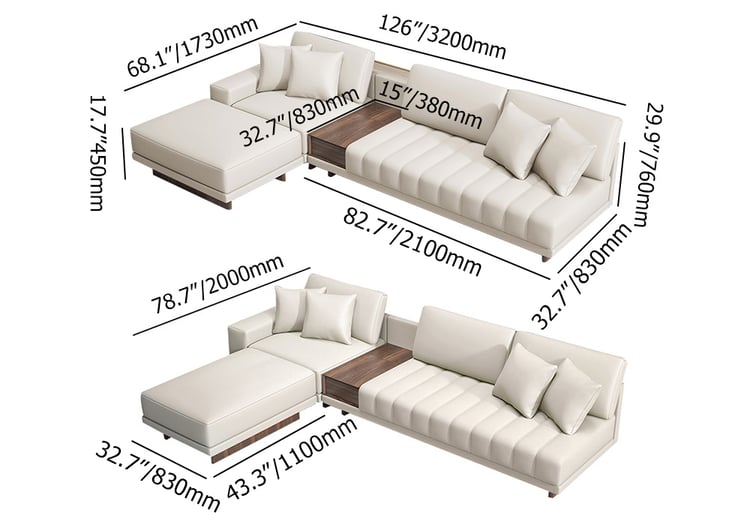 Shelter 7 seater sofa