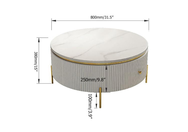 Yelly modern coffee table