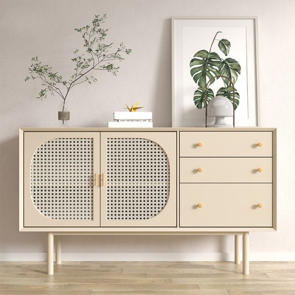 Rain rattan side board