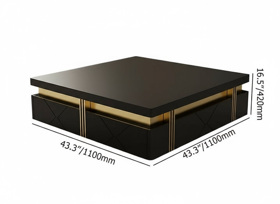 Trimied coffee table