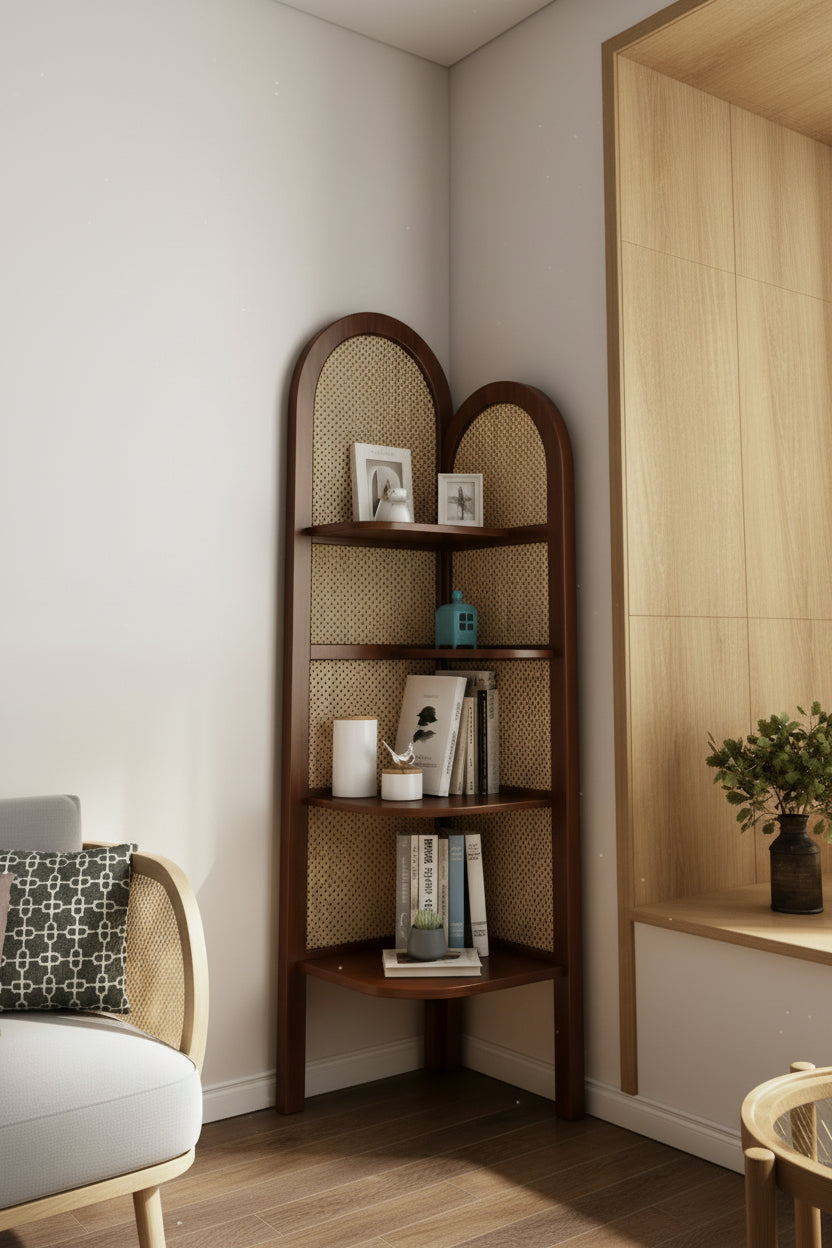 Cleone rattan book rack