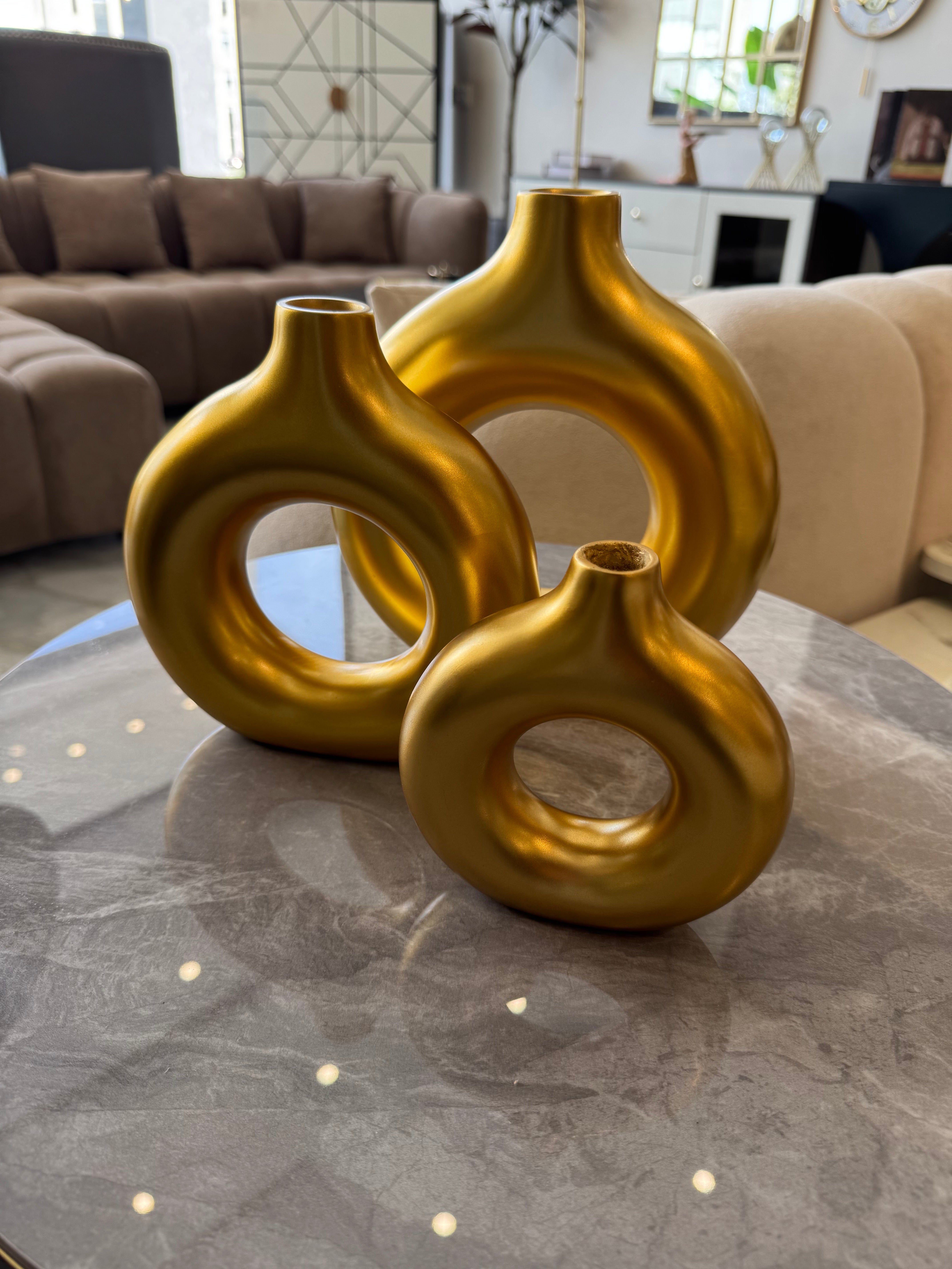 Vases set of 3 decor d2