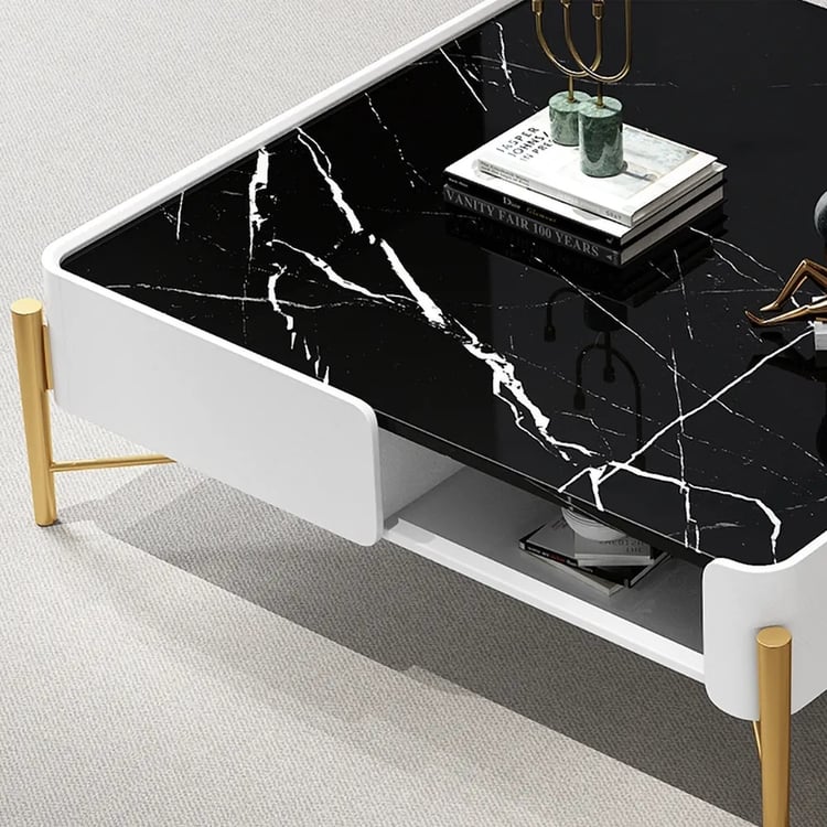 Faux square coffee table