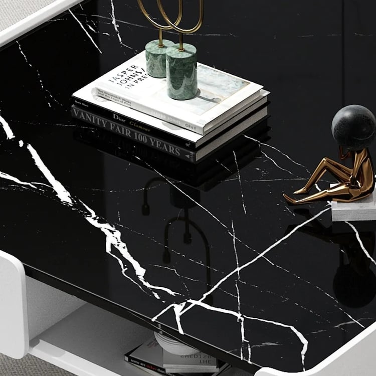 Faux square coffee table