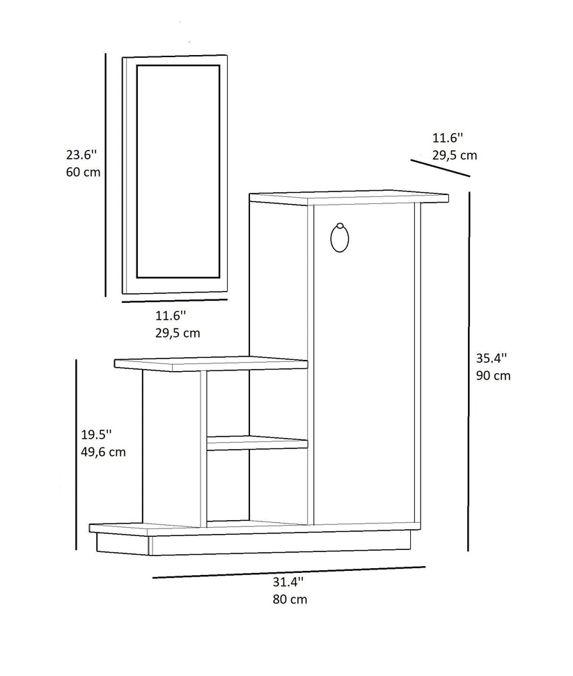 Albero hall way stand