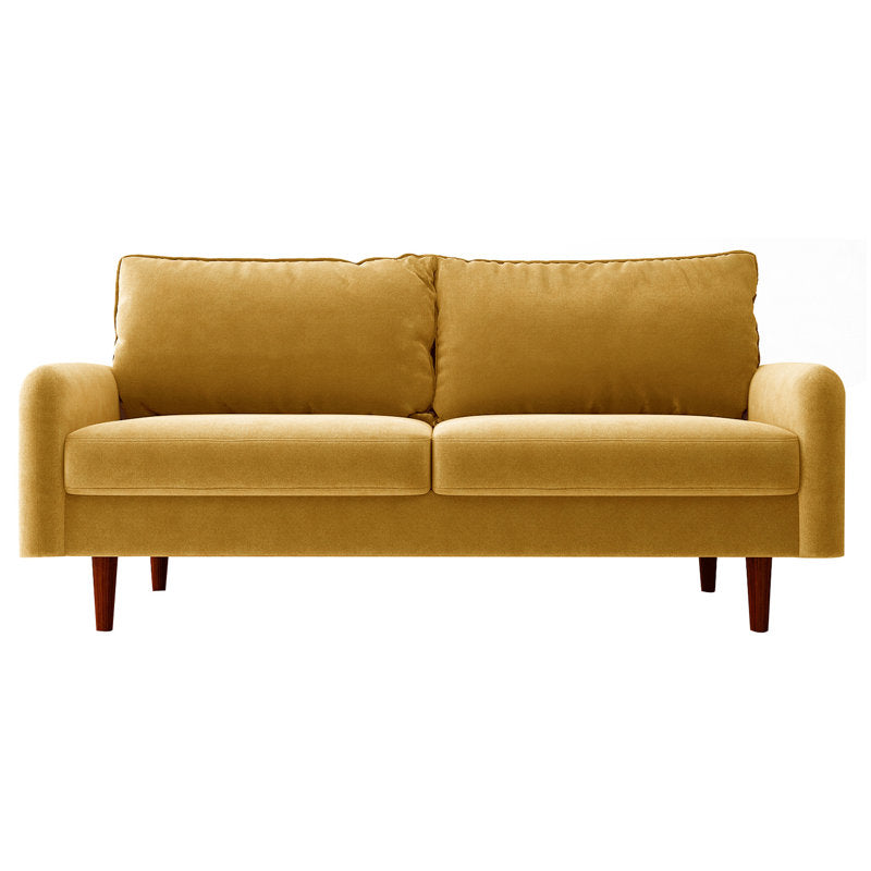 Alliviah 71.6" Velvet Round Arm Sofa