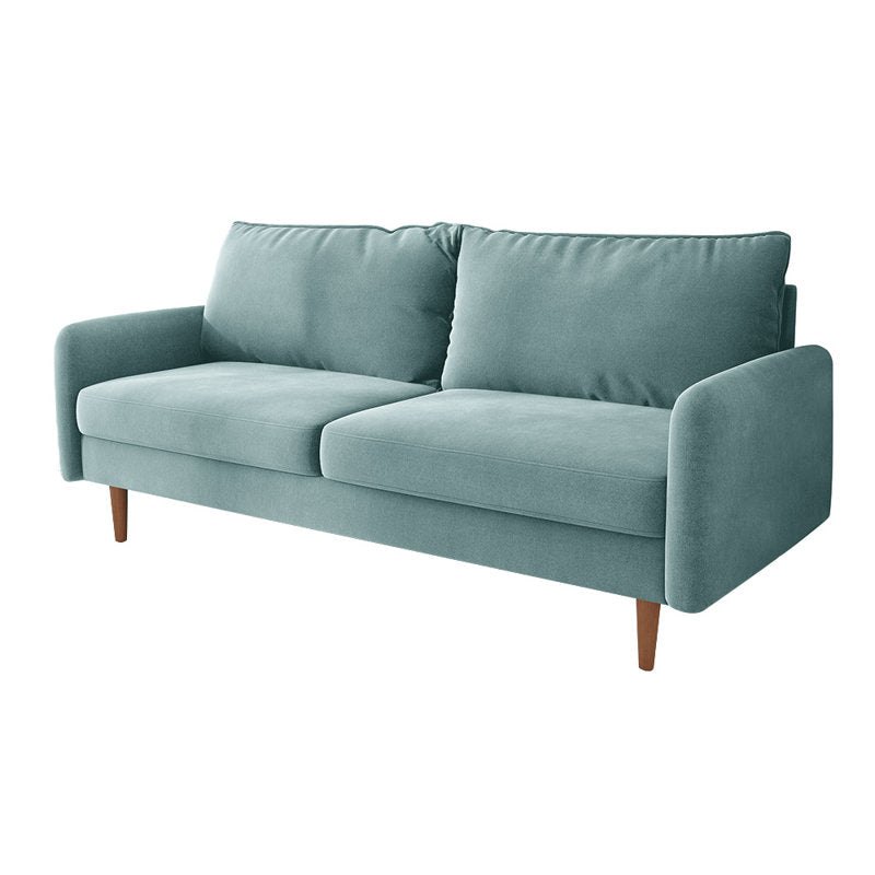 Alliviah 71.6" Velvet Round Arm Sofa