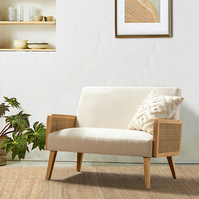 Arthena 43'' Upholstered Loveseat