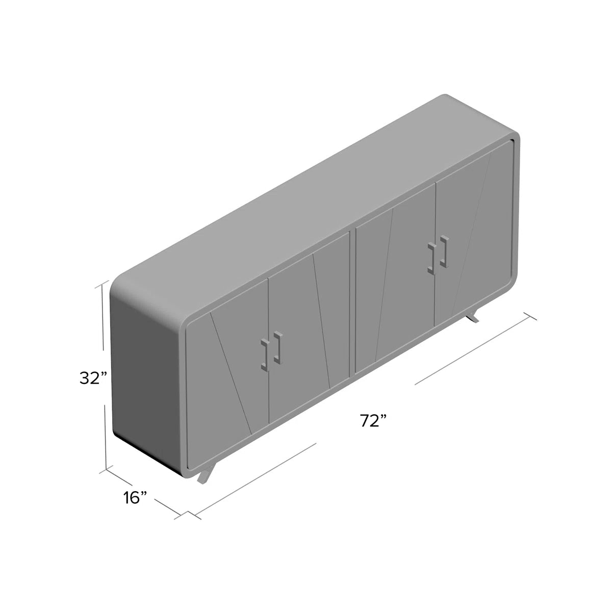 asotin 72" sideboard