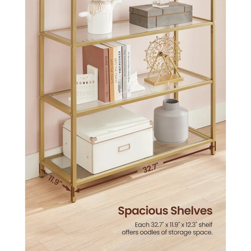 crafted metal book case