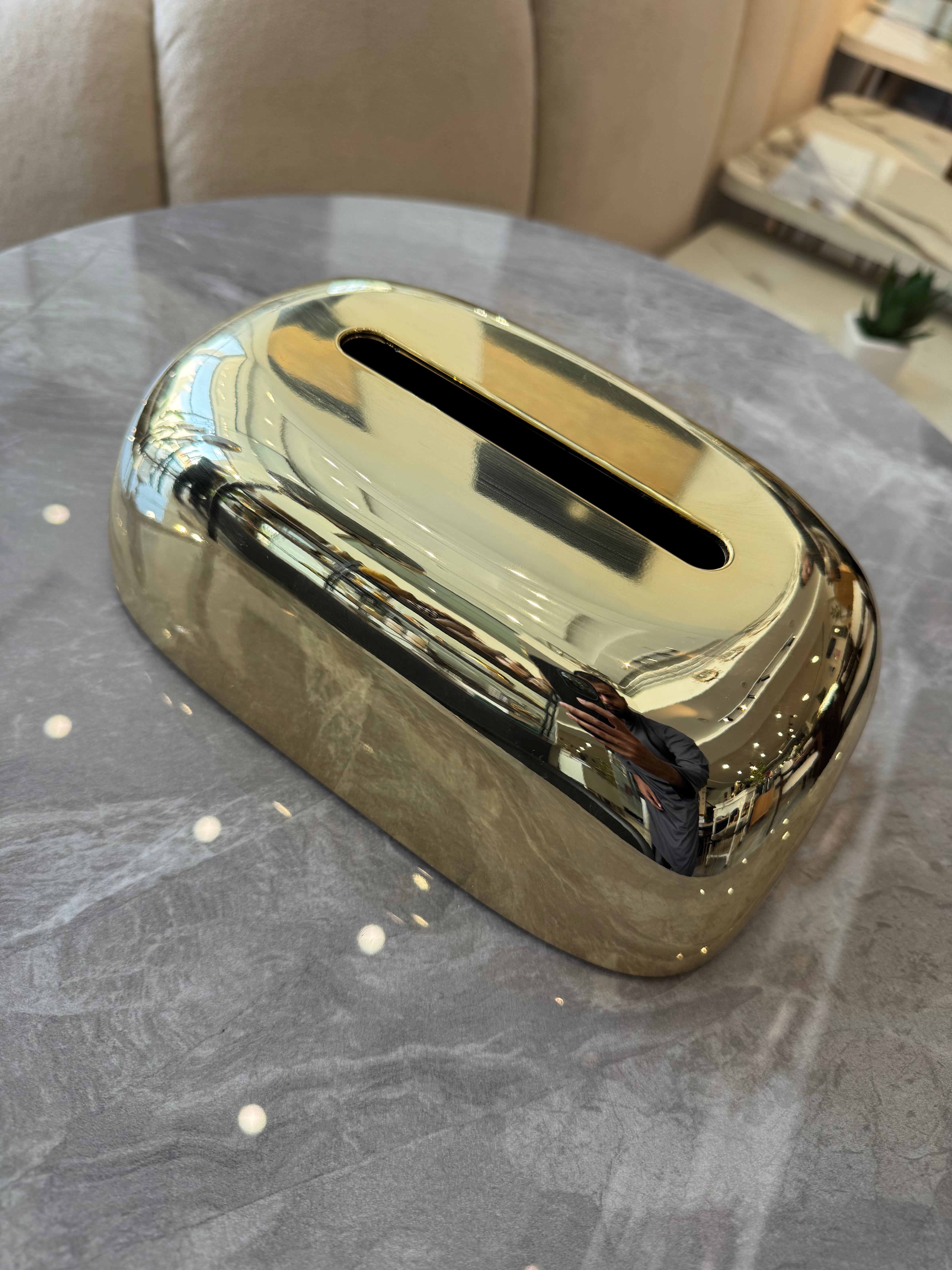 Gold tissue box g2