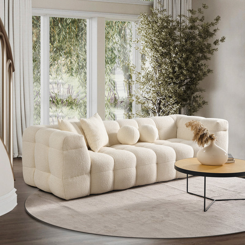 Marshmallow 81" boucle sofa