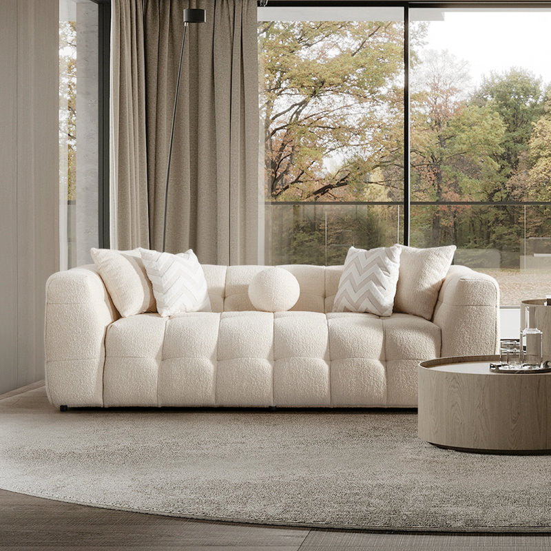 Marshmallow 81" boucle sofa