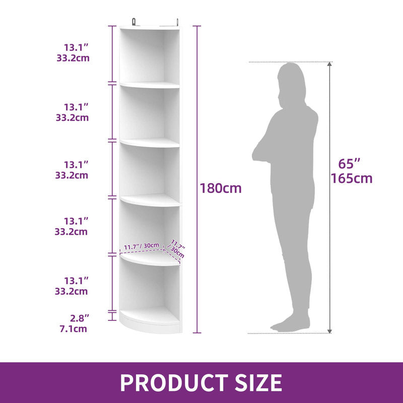 Clarklake corner book rack