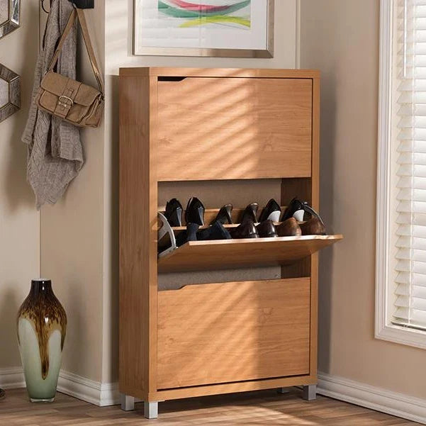 Maple shoe rack