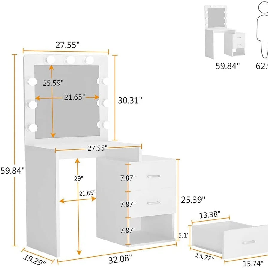 Elizbeth makeup vanity