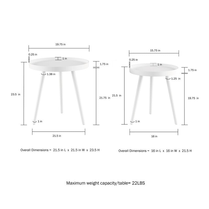 Seldon nesting tables