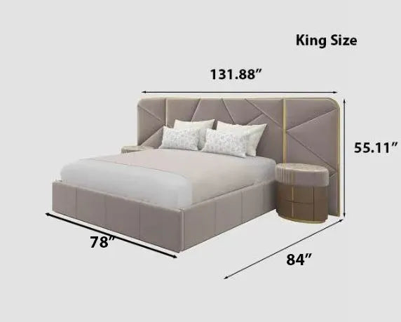Allen bed with sidetable