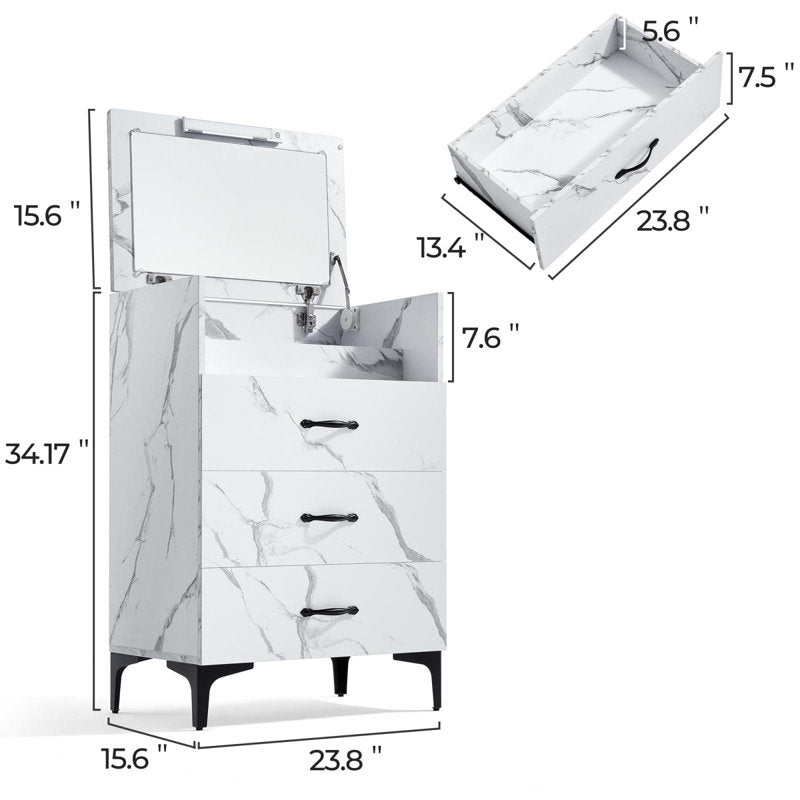 Kinzel makeup storage