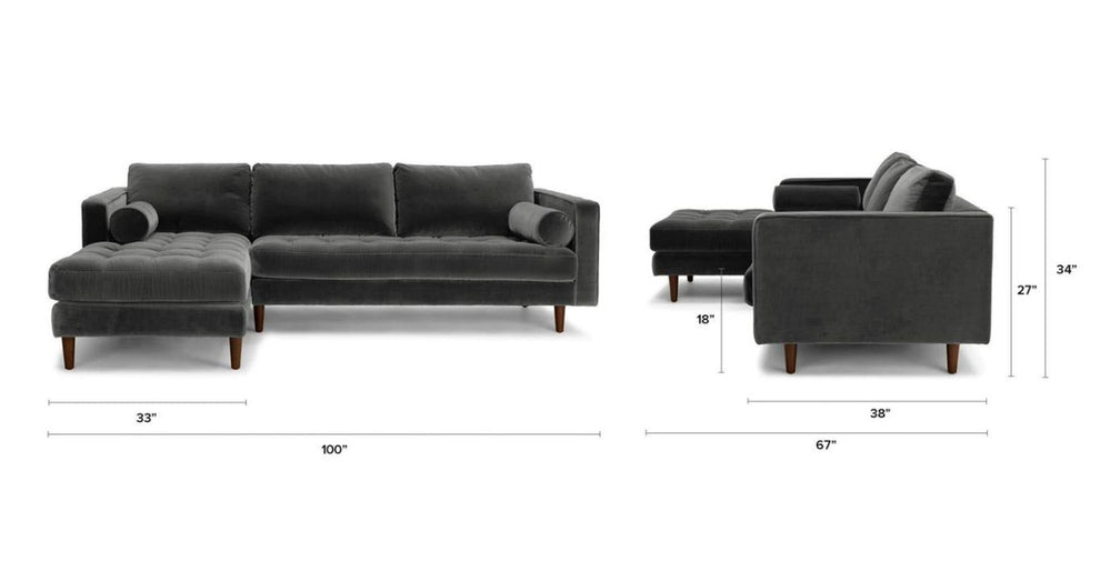 Argentine l shape sofa
