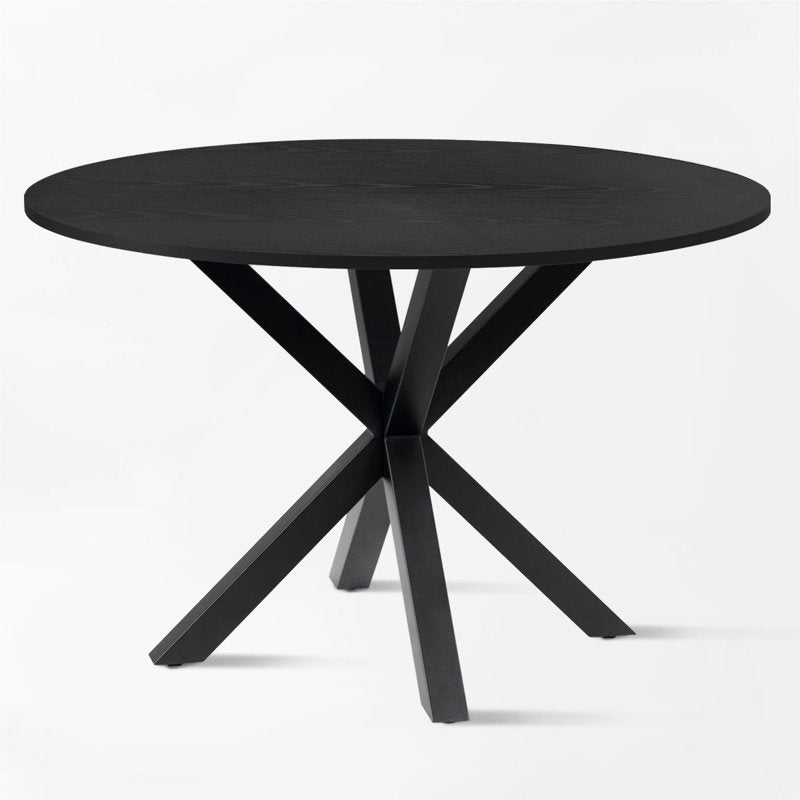 Pine rattan 4 chairs dinning