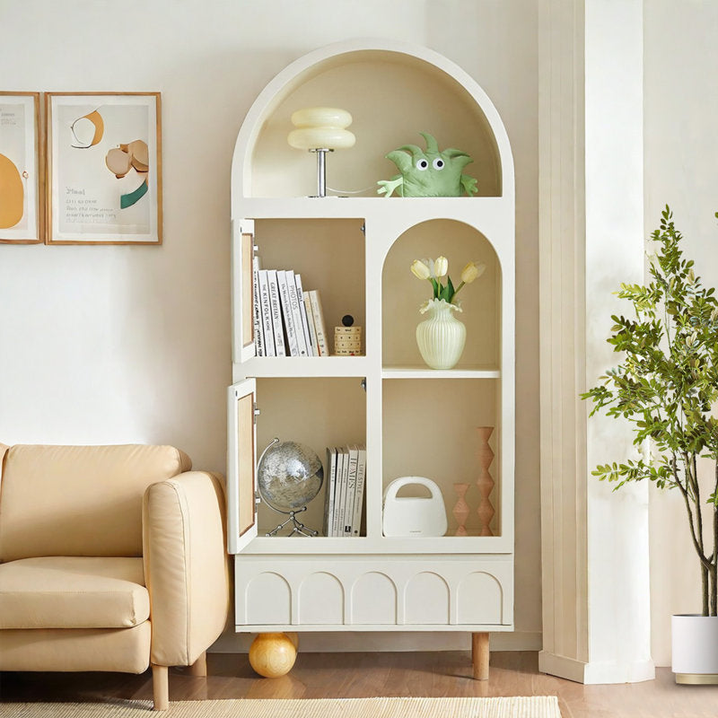 Ibex curved book case