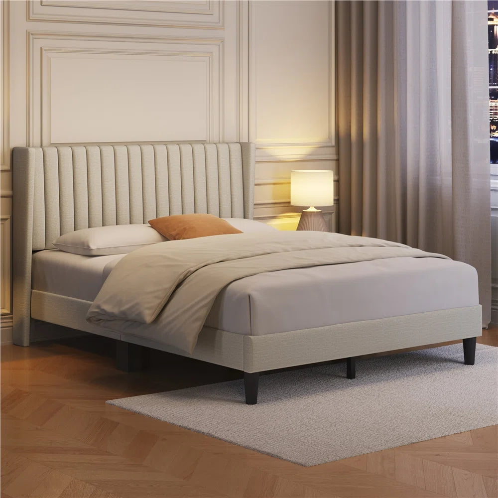 beige poshish bed