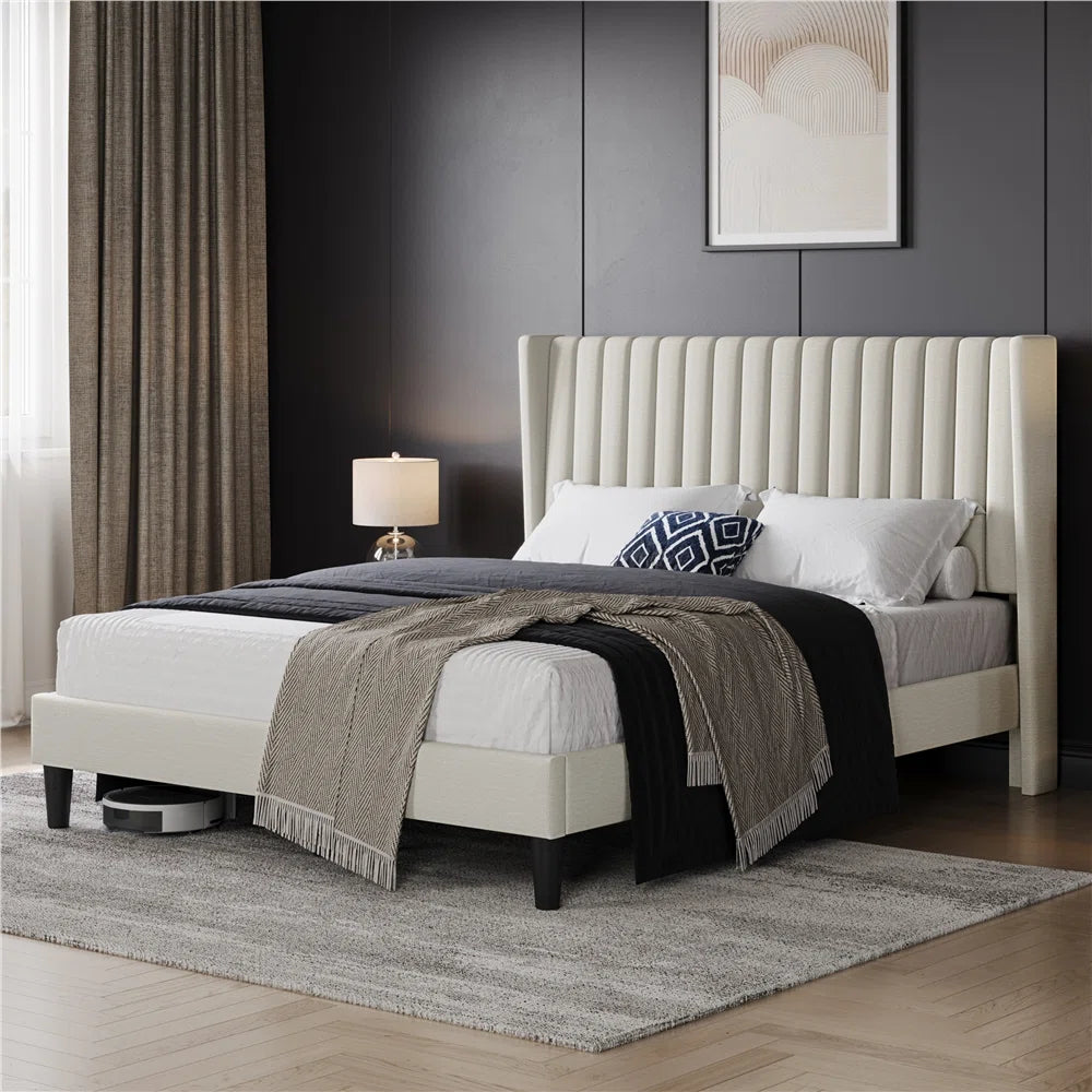 beige poshish bed