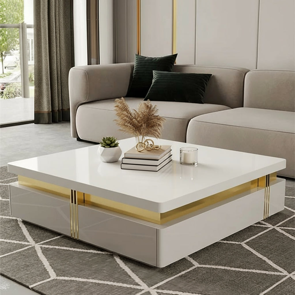 Trimied coffee table
