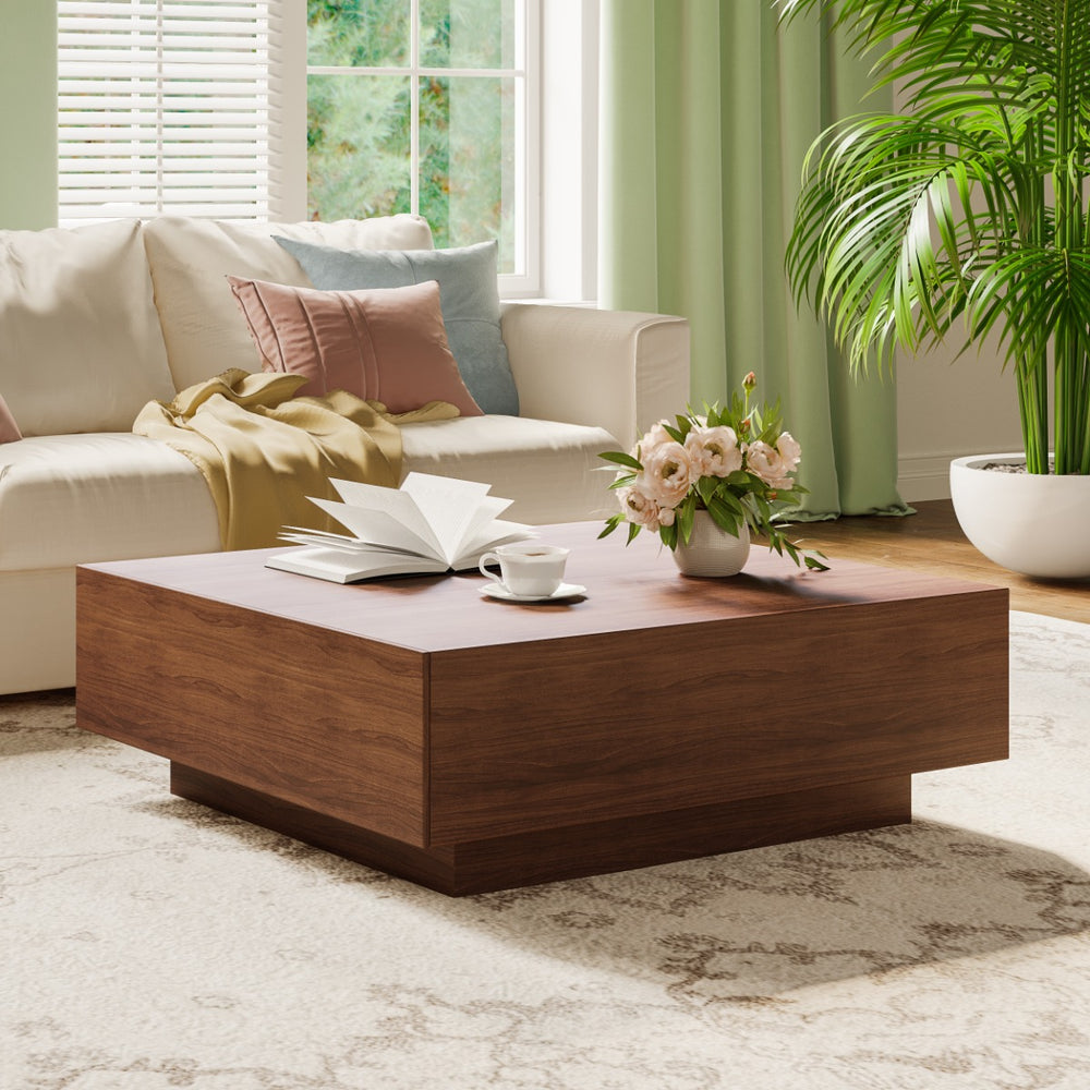 Veneer coffee table