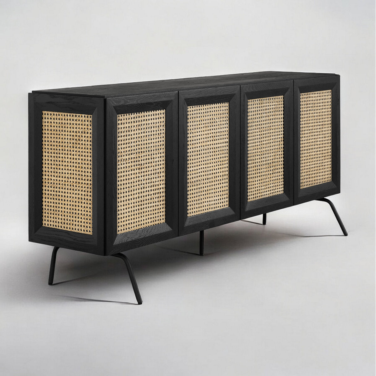 Higo rattan console