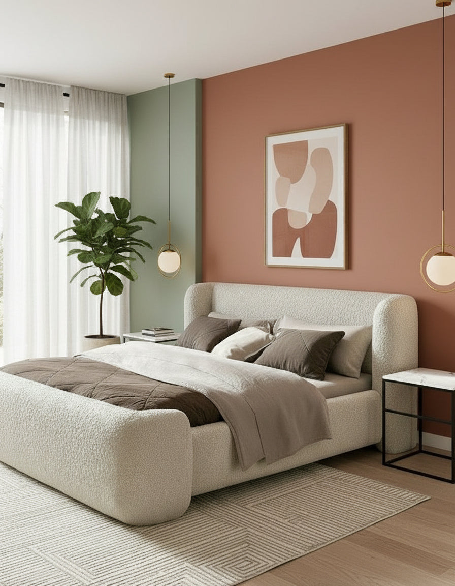 Breta boucle bed