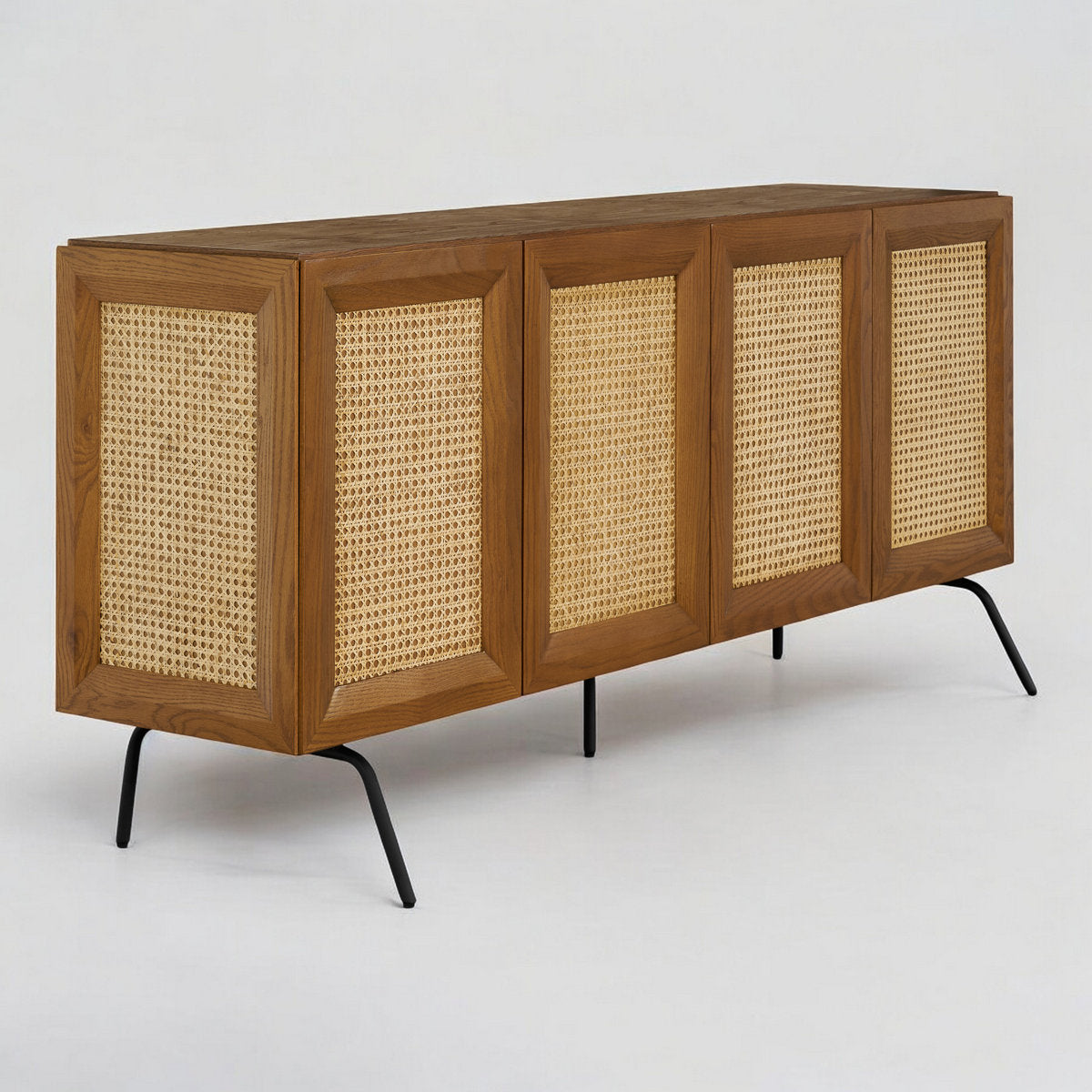 Higo rattan console