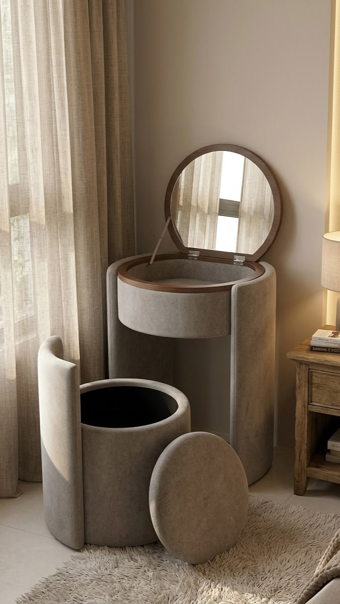 Posh vanity table set