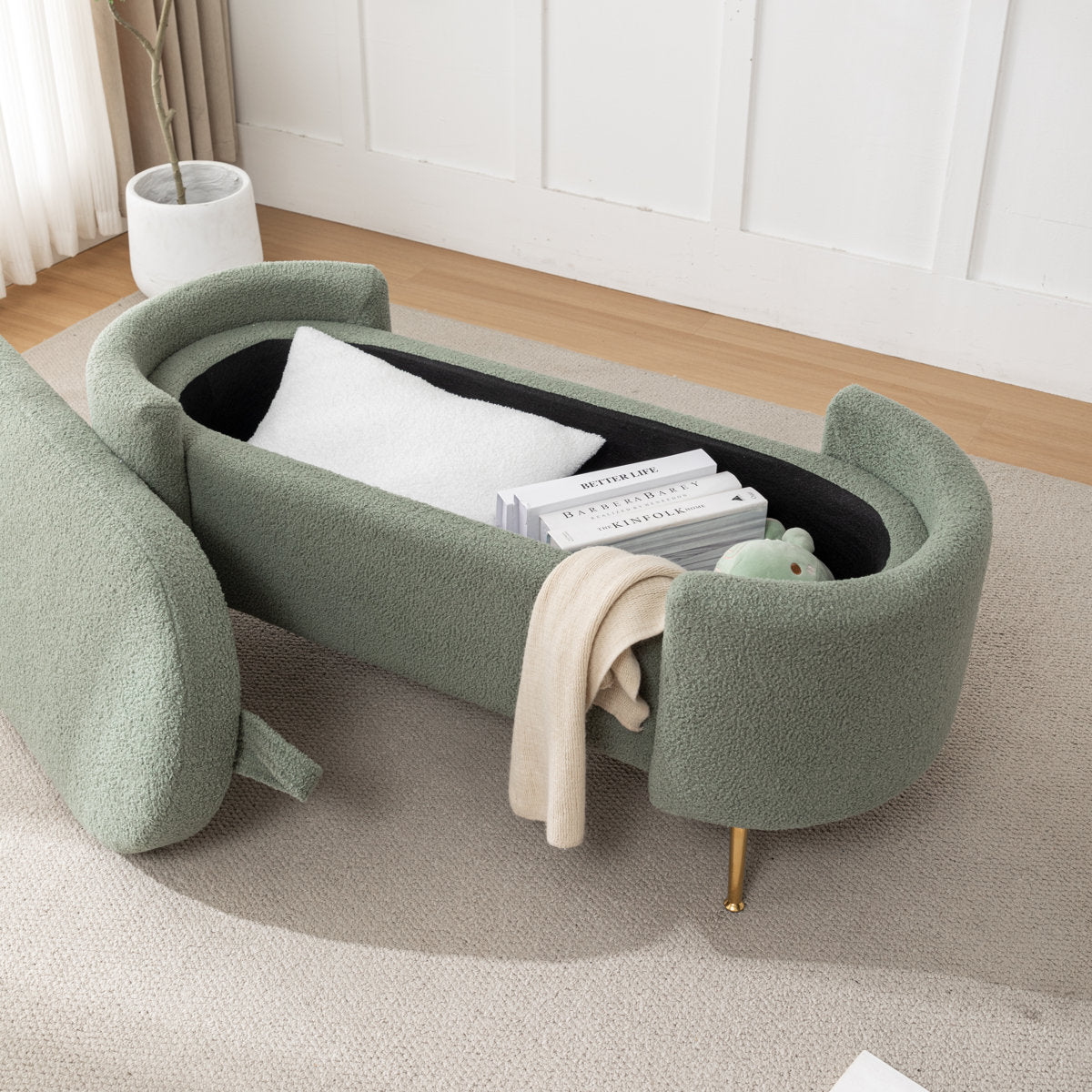 Muzz storage bench