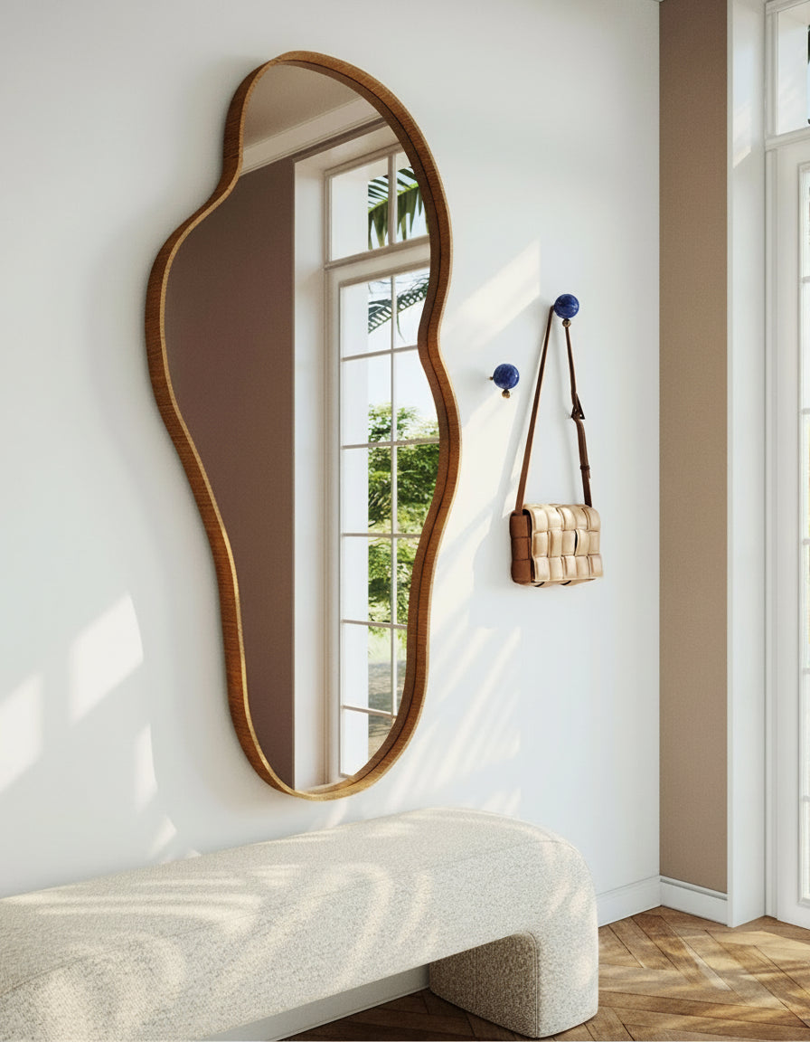 Woodi hanging mirror