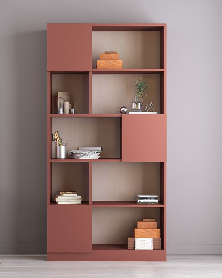 Peach book rack