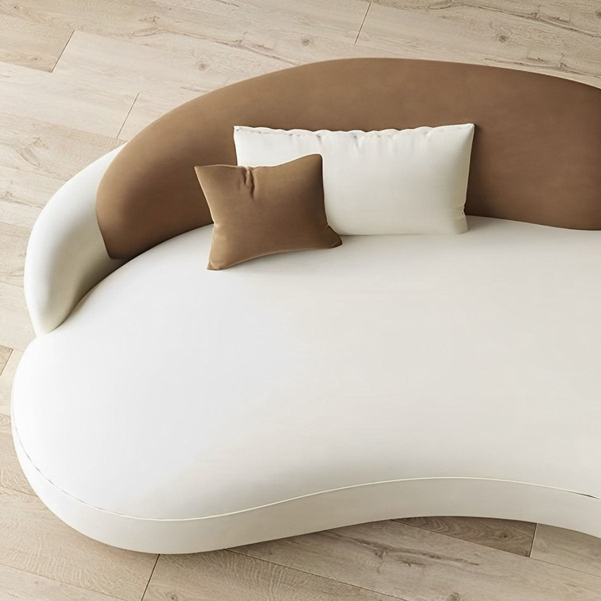 Dupe curved sofa