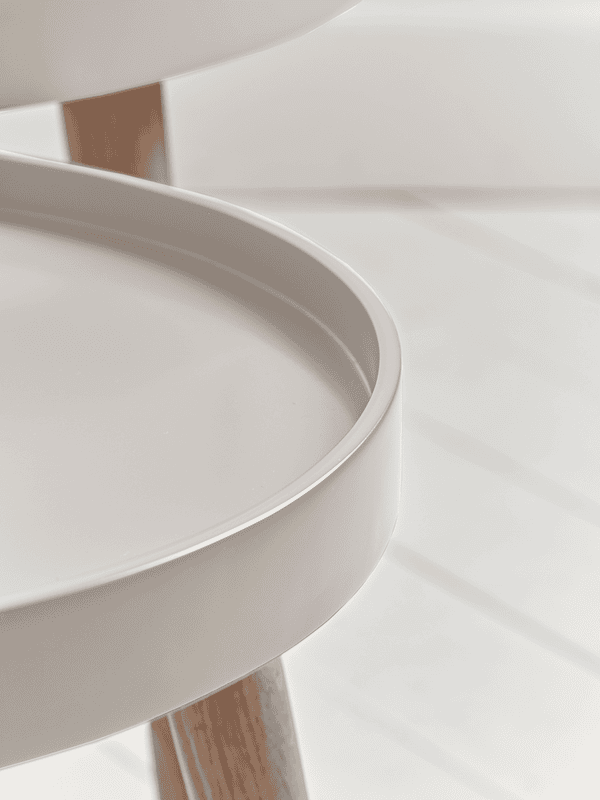 Mila grey nesting tables